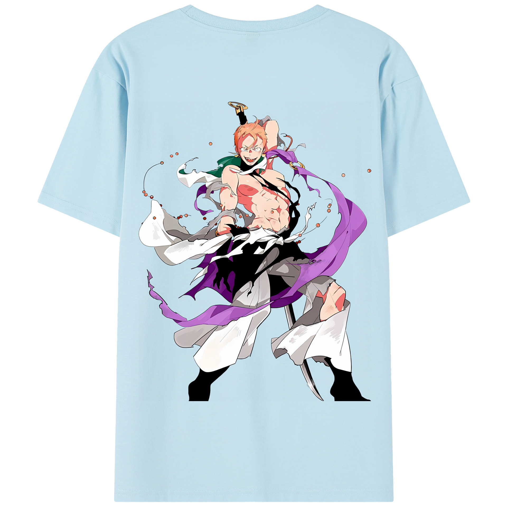 （画像用） 刀剣乱舞 Touken Ranbu 綿100％半袖Tシャツ（背面プリント）